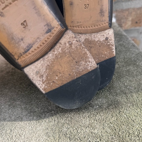 Gucci Princetown Leather Slippers/Mules Sz 37 - Picture 7 of 9